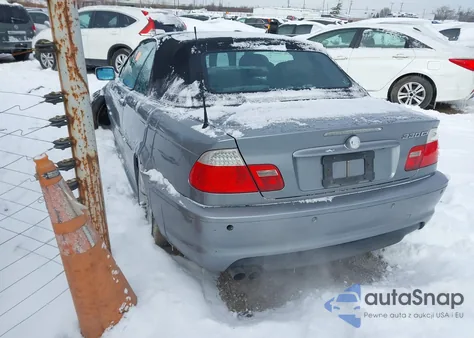 2004 BMW 330Ci z USA, uszkodzony, nr VIN WBABW53414PL46779